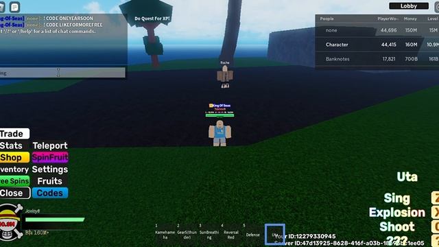 Showcasing Mythical Uta Fruit in A Piece (Roblox) смотреть онлайн