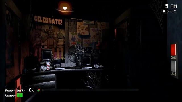 Прохождение Five Nights At Freddy's.#Часть 2: Курица мне сломала дверь!!! смотреть онлайн