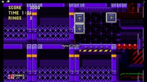 Classic Sonic Simulator Test Server V12 - Cosmic Colony Zone Act 2.  By: @KaizyKirasume