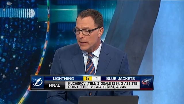 On The Fly:  Nikita Kucherov`s Two - Goal, Three - Assist Night  Feb 18,  2019