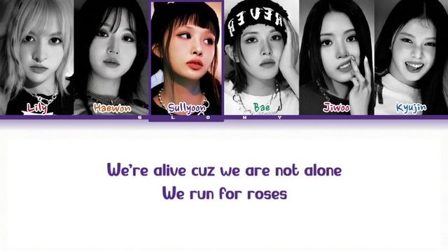 RUN FOR ROSES NMIXX (lyrics Color Coded Eng/Rom/Han)