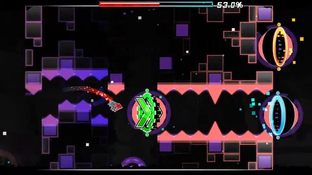 Carnage Mode 100% (MegaHack V7.1 Replay) (Extreme Demon) (Geometry Dash)