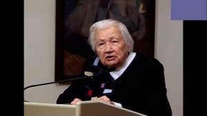 Людмила Шапошникова. Доклад на конференции