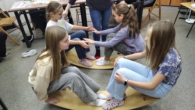 Упражнение на баласбордах