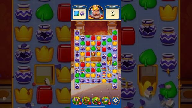 Royal Match Level 490 - No Booster -#royalmatch #gameplay