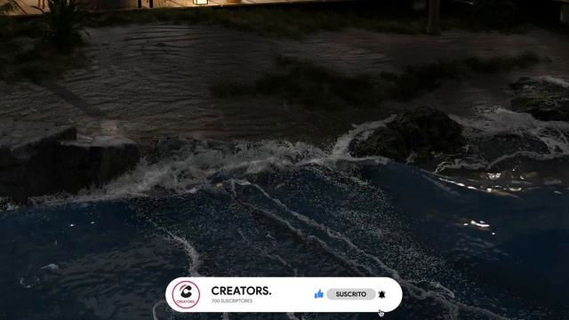 Beach Night with Flip Fluids in Blender смотреть онлайн