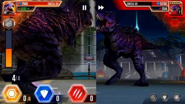 NEW PLAYABLE OMEGA 09 vs BOSS OMEGA 09 (JURASSIC WORLD)