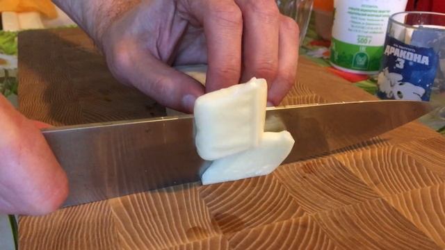 Режу сыр тестовым шефом