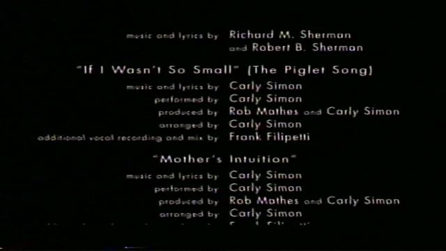 Piglet's Big Movie: VHS UK: Closing (2003)