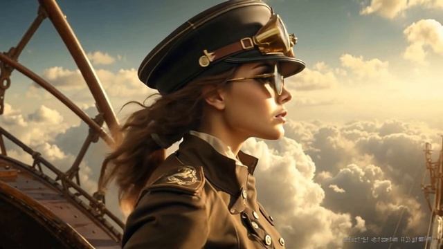Mechanical Order. Military Steampunk. Ai Video.