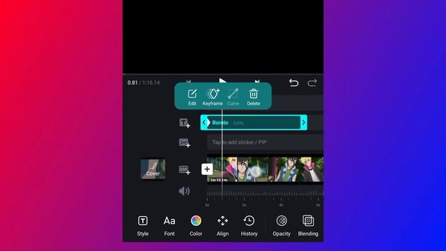 Text Animation & Key Frame in VN Video Editor смотреть онлайн