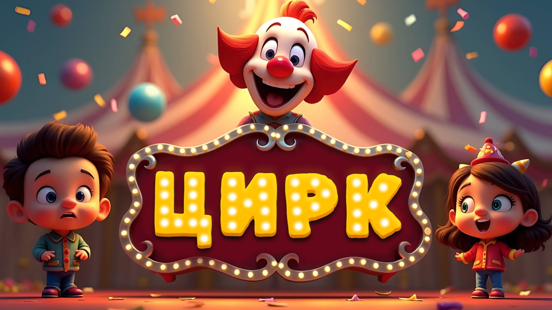 Весёлая песня про цирк | Детская песенка про чудеса и смех смотреть онлайн