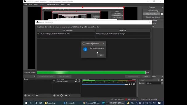 How to Convert MKV to MP4 File Using OBS Software | Urdu | Hindi смотреть онлайн