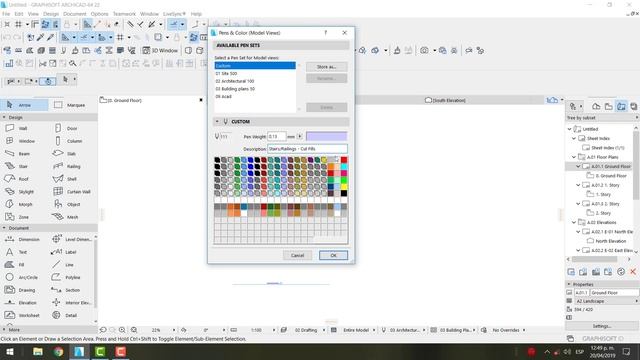 05 Personalizar grosores de línea en archicad смотреть онлайн