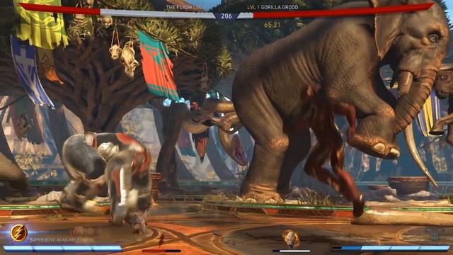 Flash Vs Gorilla Grodd - Injustice 2 Gameplay FULL HD смотреть онлайн