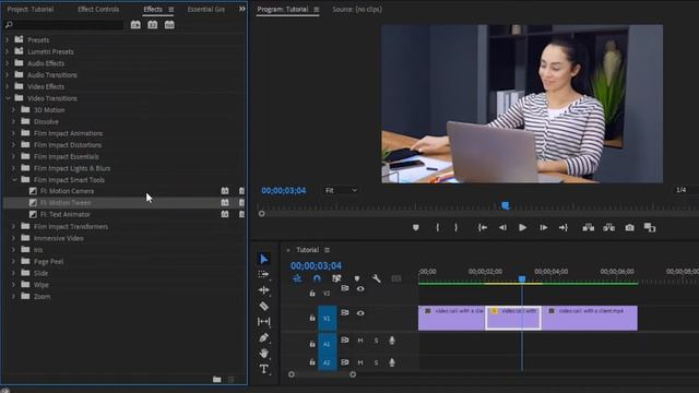 Use Smart Motion Tween in Premiere Pro смотреть онлайн