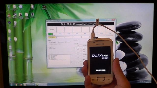 Galaxy mini S5570 - inštalácia cez Odin смотреть онлайн