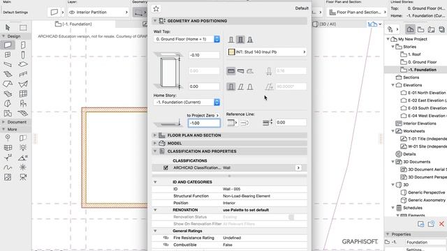 ArchiCAD Module 4: Adding Foundation under the Walls смотреть онлайн