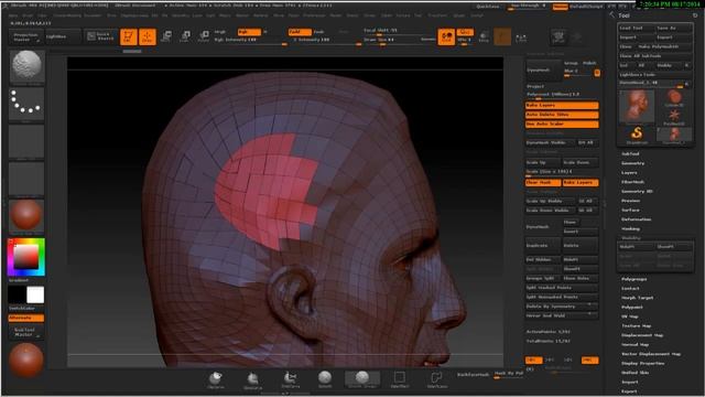 Zbrush CZ Smooth Polygroups Brush Tip