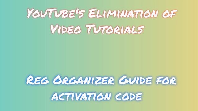 Steps how to Download & Install lifetime key Reg Organizer смотреть онлайн