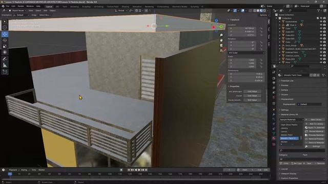 Videoguide - Preset Materials Quick And Easy In Blender With Material Library VX, Glass, Wood, Othe