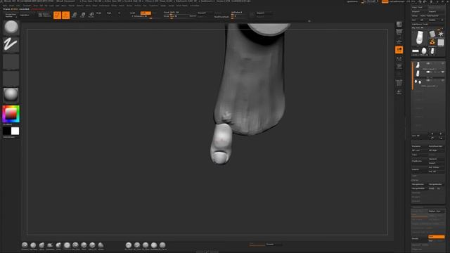 ZBrush Human Anatomy - Feet смотреть онлайн