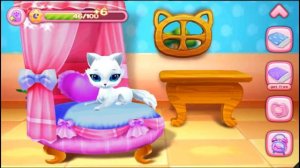 ♡ Ухаживаем за Белой ПуШисТой Кошечкой! Дарим любовь ПитоМцу  ♡ ⟡♡ МульТик Для ДеТей