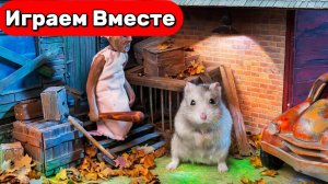 Лабиринт для Хомяка ! Умный Хомяк попал в СТРАШНЫЙ ДОМ С МОНСТРОМ ! Видео для детей