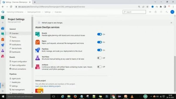 Azure Devops project setup | How to create a public and private project in Azure Devops |