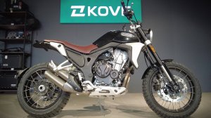 Kove 500F Wild - современный скрэмблер - обзор, характеристики, звук двигателя