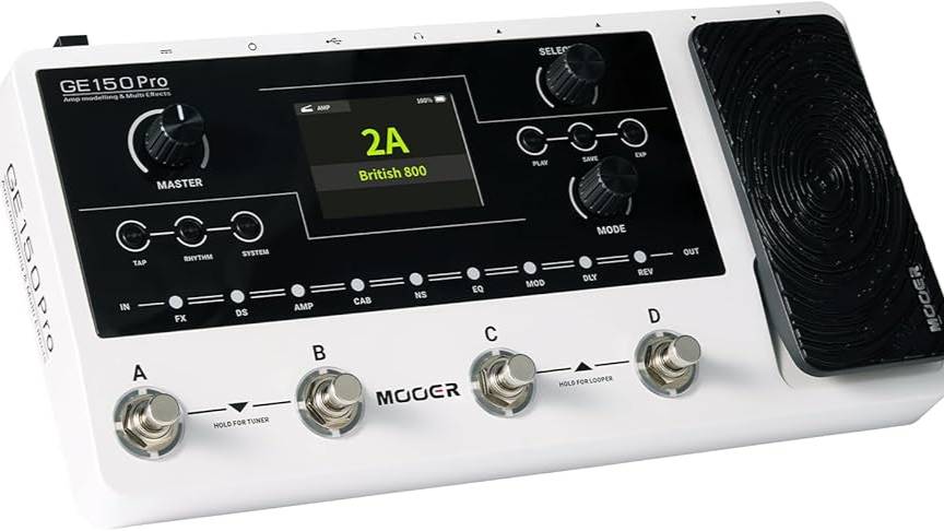 MOOER GE 150 PRO гитарный процесссор 2025г смотреть онлайн