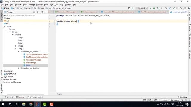 SOLID принципы в Java.
01. Введение в SOLID. Принцип единственной ответственности. смотреть онлайн
