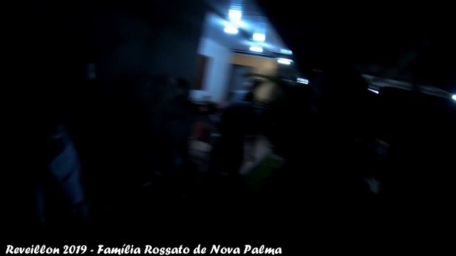 Queima de Fogos de Artifício no Ano Novo em Nova Palma - 2019 - GoPro смотреть онлайн