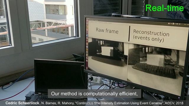 Continuous-time Intensity Estimation Using Event Cameras смотреть онлайн