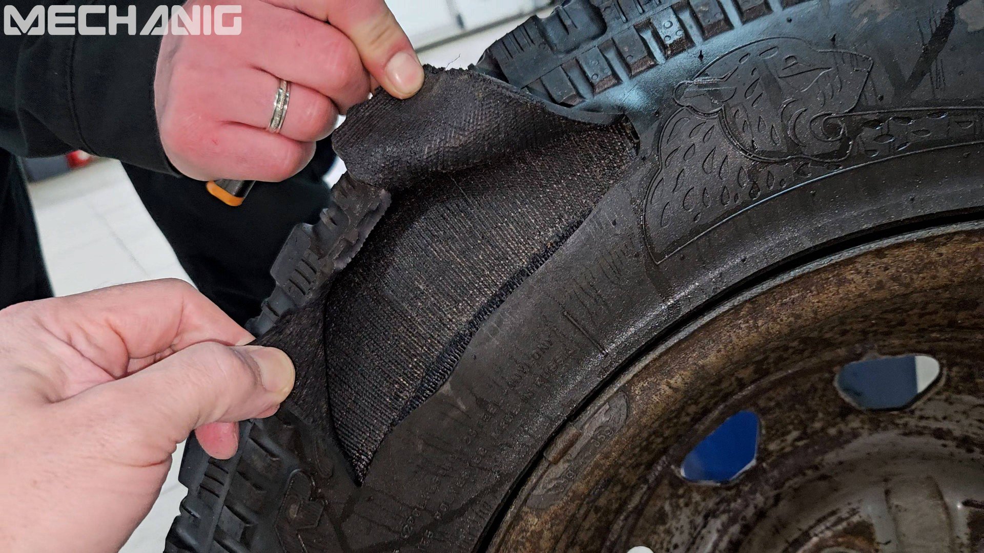 Жесть на СТО.  Чем опасна грыжа на колесе! Приколы на СТО!