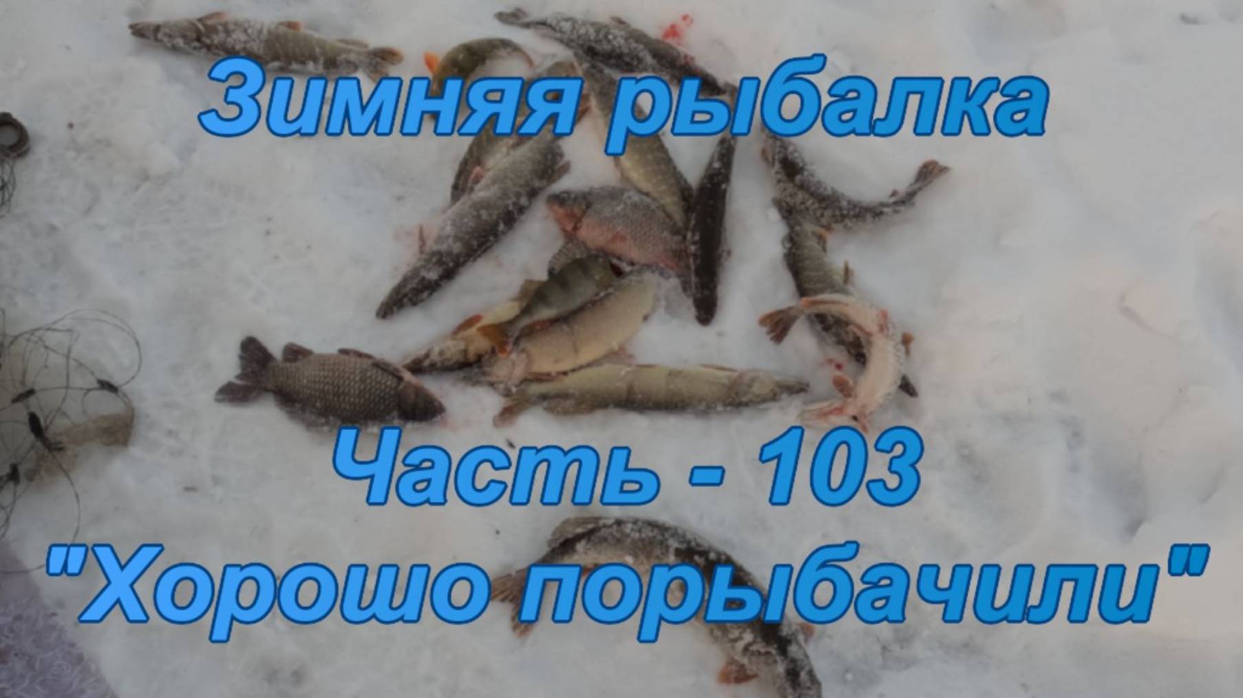 Зимняя рыбалка. Часть - 103. "Хорошо порыбачили - 2". смотреть онлайн