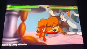 Tom and Jerry: The Movie (1993) Kitchen Fight with healthbars