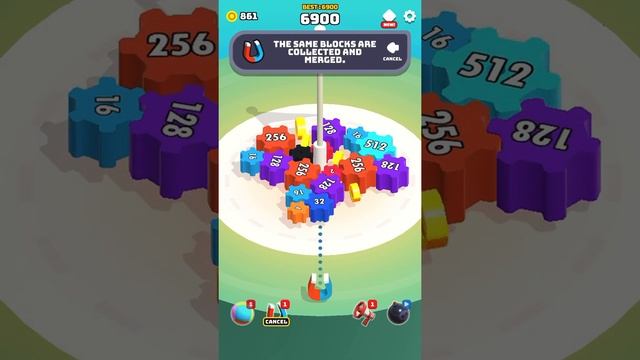 2048 Merge Block game - Merge Blocks 3D смотреть онлайн