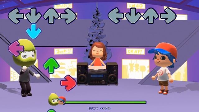 Winter Horrorland - Friday Night Funkin' in Animal Crossing - (week 5) смотреть онлайн