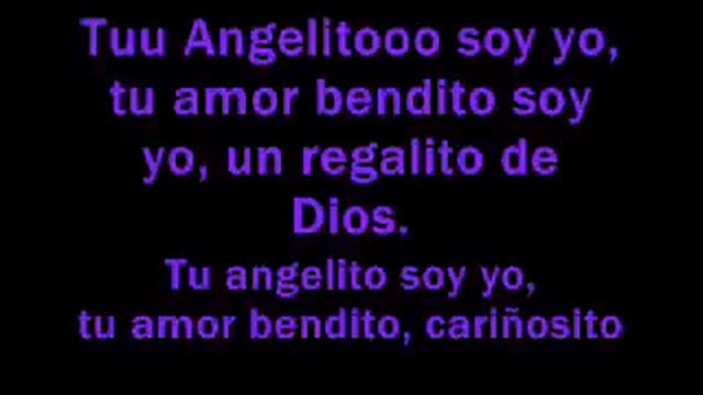 Chino y Nacho- Tu angelito Letra смотреть онлайн