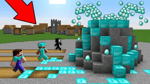 Кто соберёт БОЛЬШЕ АЛМАЗОВ В МАЙНКРАФТ НУБ ПРО ХАКЕР