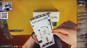 Распаковка и обзор ASUS GeForce RTX 4060 Dual White OC Edition!