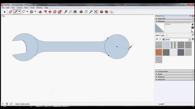 20 mm and 22 mm Wrench on SketchUp смотреть онлайн