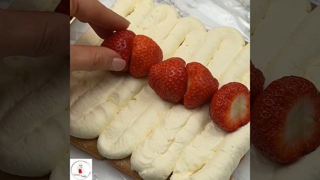 НЕЖНЕЙШИЙ ДЕСЕРТ БЕЗ ВЫПЕЧКИ за 5 минут! FABULOUS DESSERT IN 5 MINUTES! №30 #Shorts