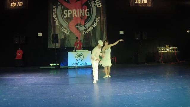 STEPHAN VAN LEEUWEN and LIDIJA Liušicyna  Salsa Cubana Lithuanian SPRING Cup 2013