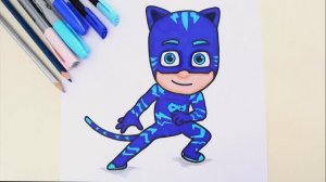 Как нарисовать КОТИКА (Герои в масках)