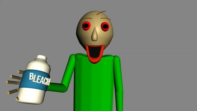 Baldi puts bleach in his eyes смотреть онлайн
