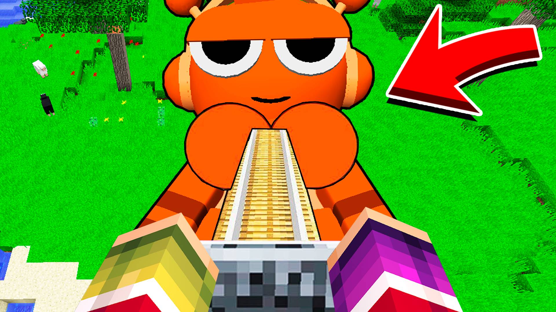 КУДА ВЕДЁТ ДОРОГА СПРУНКИ ДЕВУШКА В МАЙНКРАФТ смотреть онлайн