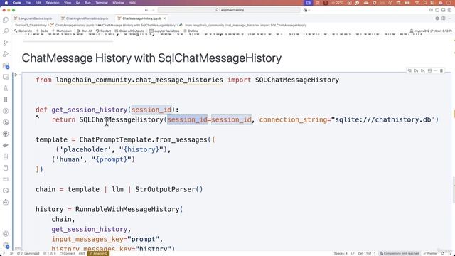 4 -Storing Chat Message History in SQL Chat Message History смотреть онлайн
