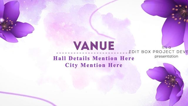 Wedding Invitation Title For Premiere Pro 2023 l Download Project I #editbox